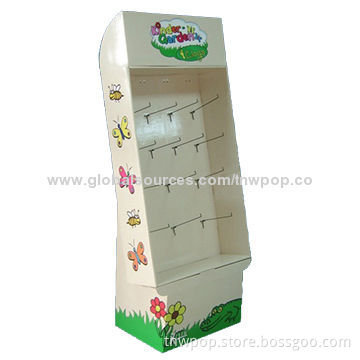 Retail floor display stand, very stable and strong, customized sizes and designs